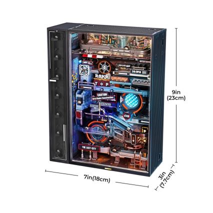RoboTime - 3D mehaaniline marmorkuulirada pusle Minevikulinn