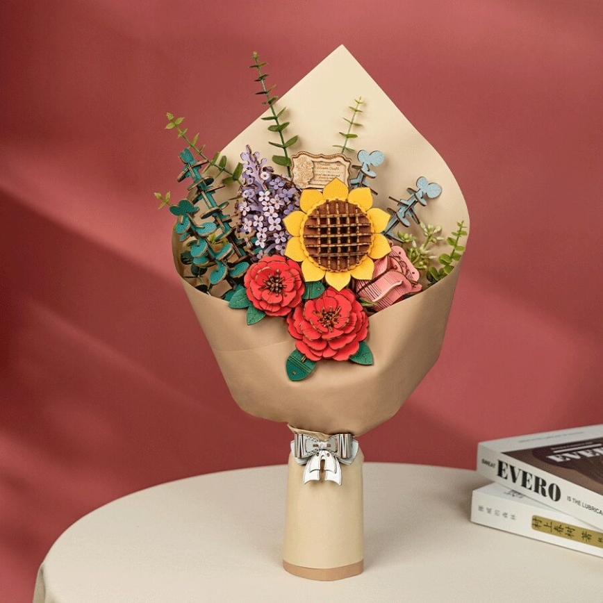 RoboTime - 3D puidust pusle Bukett