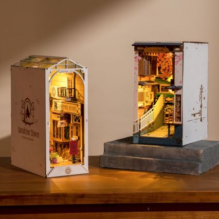 RoboTime - LED Raamatuhoidja Sunny town 2xAAA