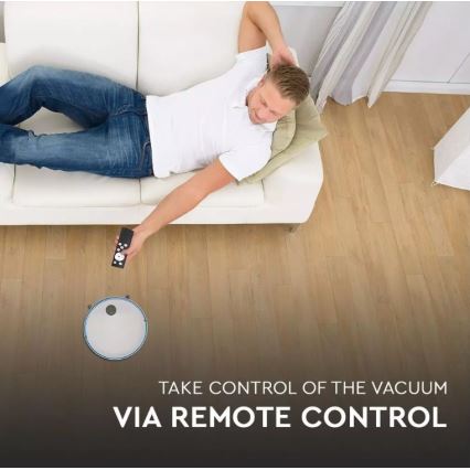 Robottolmuimeja, valge/sinine + pult