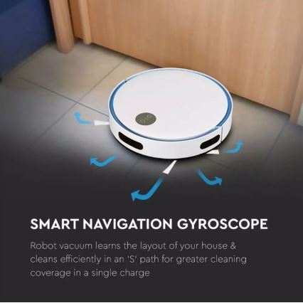 Robottolmuimeja, valge/sinine + pult