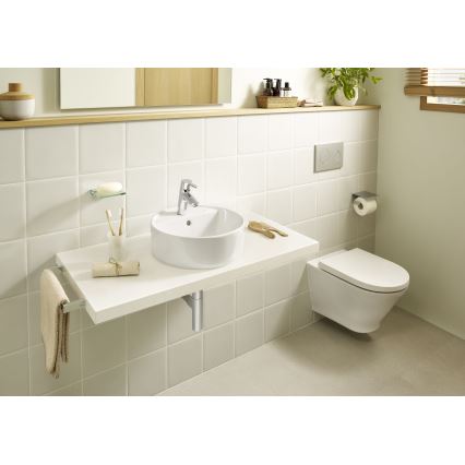 Roca A3270MJ000 - Kraanikauss töötasapinnale GAP d. 39 cm keraamika/valge