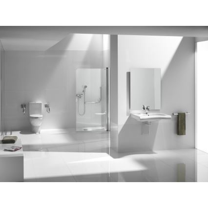 Roca A341242000 - MERIDIAN WC-loputuspaak, alumine sisend, keraamika/valge