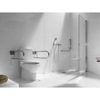 Roca A341242000 - MERIDIAN WC-loputuspaak, alumine sisend, keraamika/valge