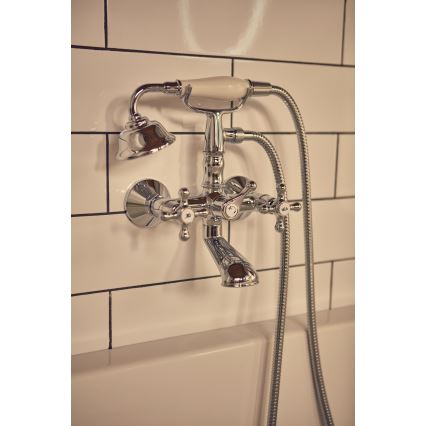Roca A5A014BC00 - vannikomplekt segistiga CARMEN RETRO, läikiv kroom