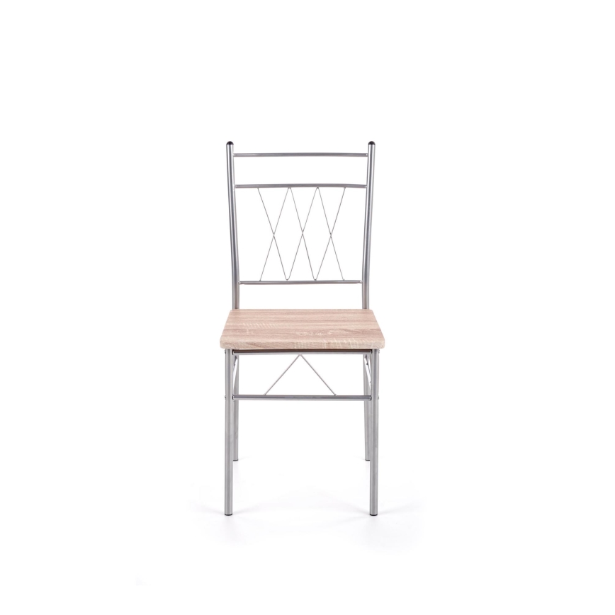 Rõdukomplekt LANCE 82x50 cm metall/sonoma tamm