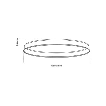 Rööbassüsteem MAGNETIC TRACK d. 60 cm must