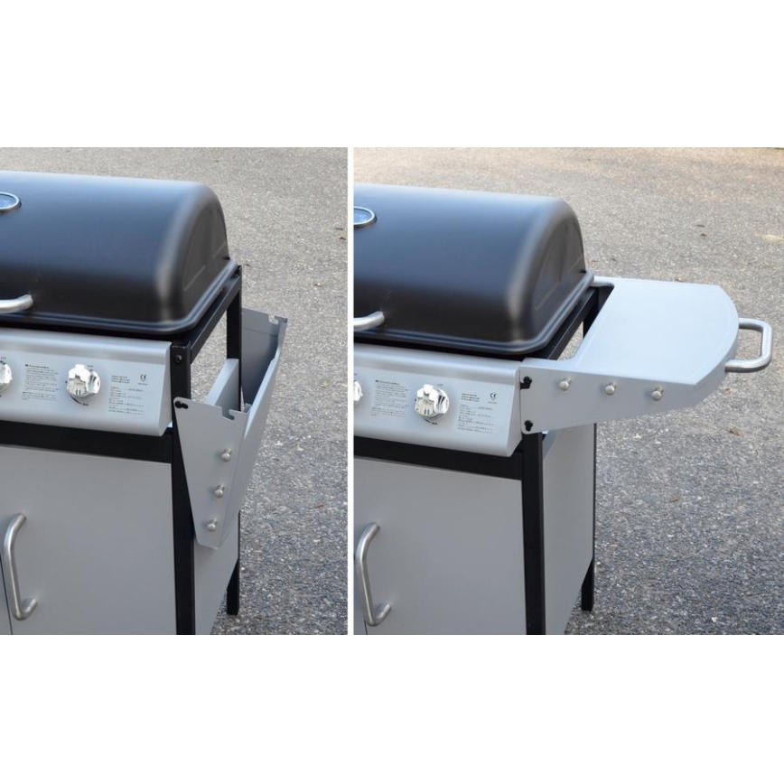 Roostevabast terasest gaasigrill 4 põletiga