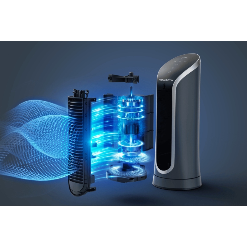 Rowenta - Põrandatuuluti EOLE COMPACT 30W/230V must