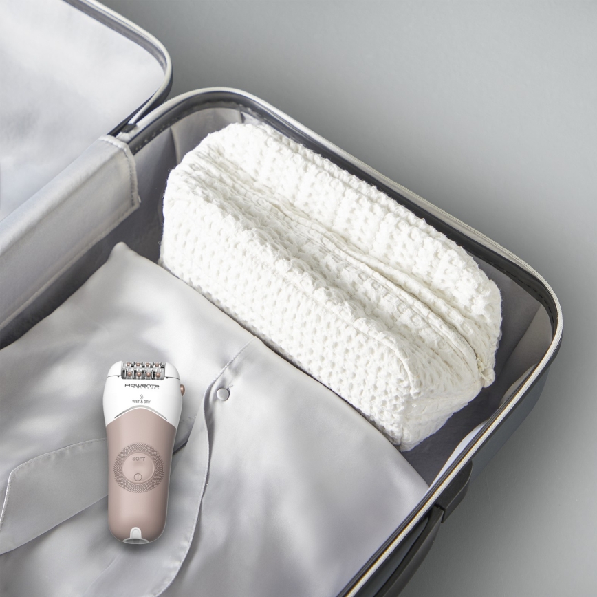 Rowenta - Epilaator WET&DRY 4,5W/5V 600 mAh beež/kuldne