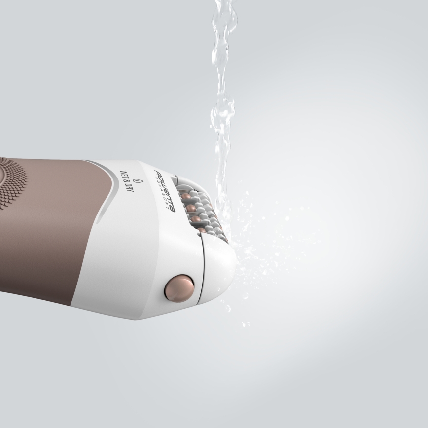 Rowenta - Epilaator WET&DRY 4,5W/5V 600 mAh beež/kuldne