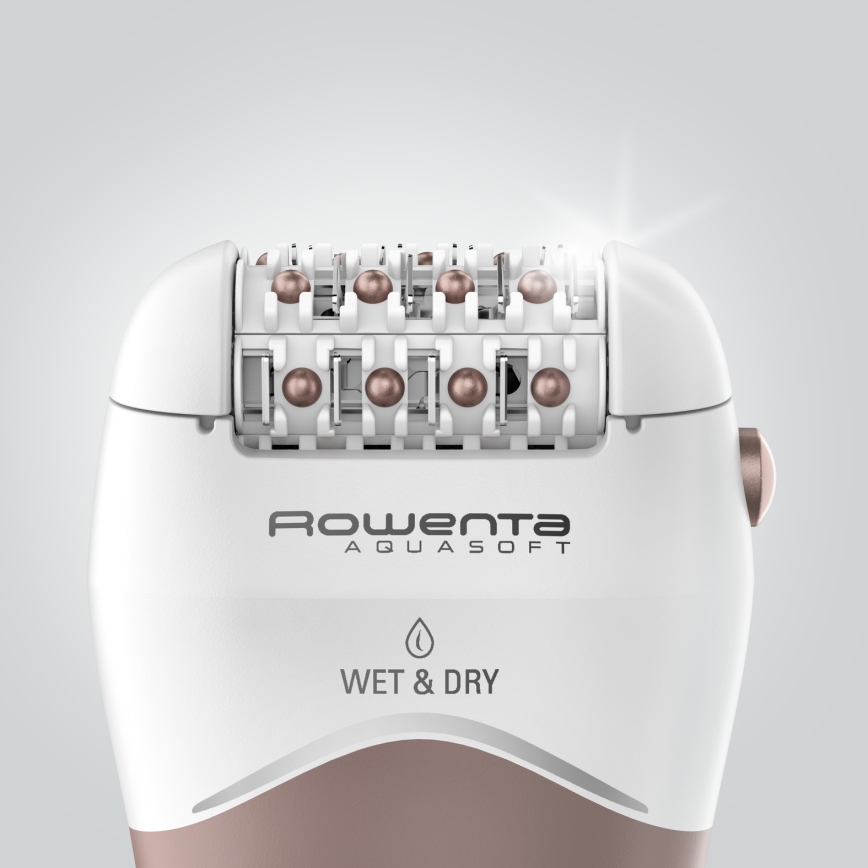 Rowenta - Epilaator WET&DRY 4,5W/5V 600 mAh beež/kuldne