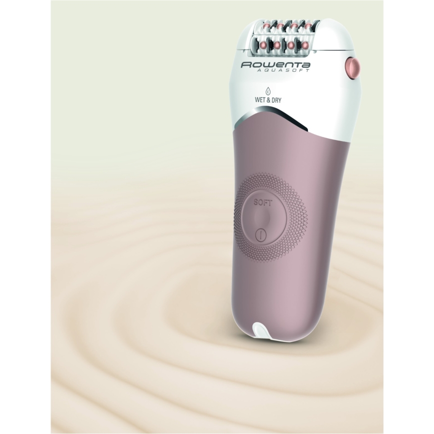 Rowenta - Epilaator WET&DRY 4,5W/5V 600 mAh beež/kuldne