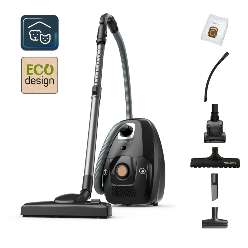 Rowenta - Kotiga tolmuimeja ROHELINE FORCE EFFITECH ECO TOTAL CLEAN 400W/230V must