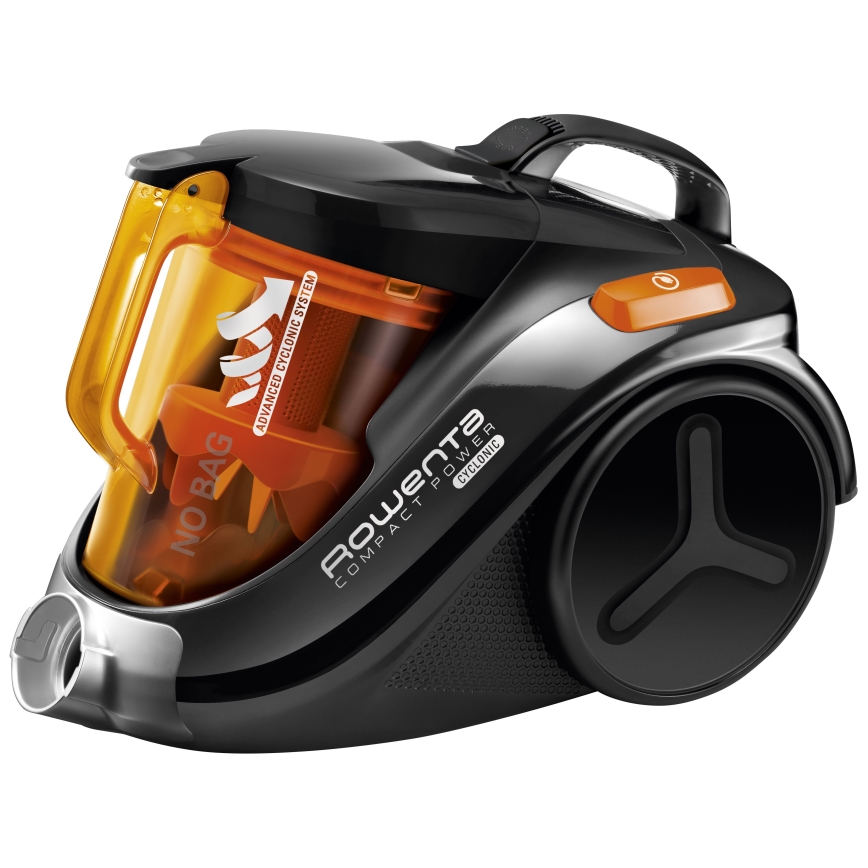 Rowenta - Kotita tolmuimeja COMPACT POWER 1,5l 750W/230V must/oranž