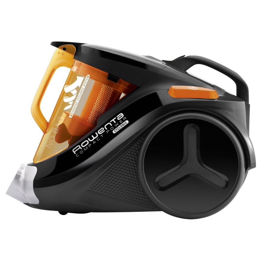 Rowenta - Kotita tolmuimeja COMPACT POWER 1,5l 750W/230V must/oranž