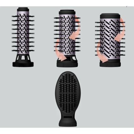 Rowenta - kuumaõhuhari BRUSH ACTIV 1000W/230V must
