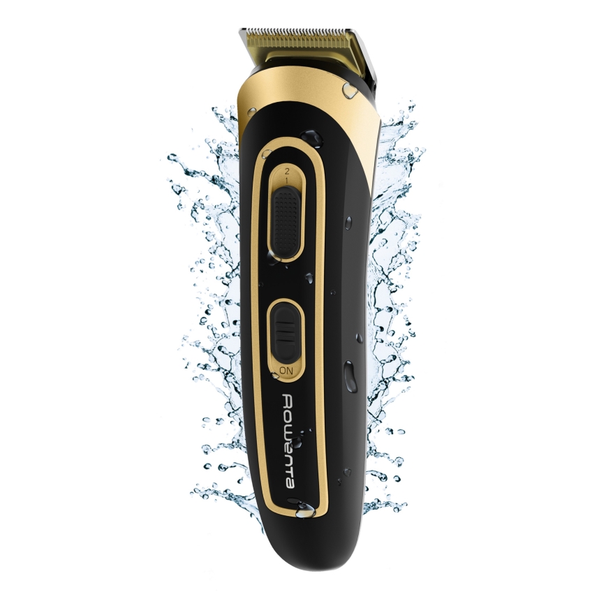 Rowenta - Trimmer TRIM & STYLE 750 mAh must/kuldne
