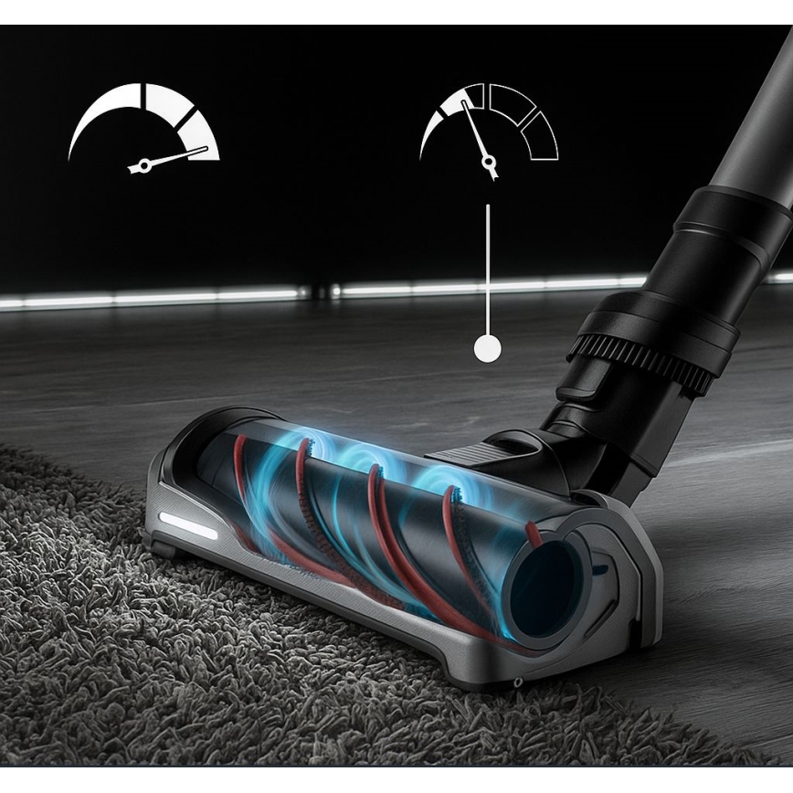Rowenta - Varstolmuimeja mopiga X-FORCE FLEX ANIMAL AQUA AUTO 3-ühes 480W/32,4V 2500 mAh sinine