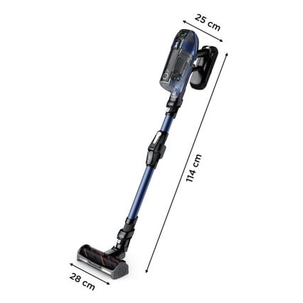 Rowenta - Varstolmuimeja mopiga X-FORCE FLEX ANIMAL AQUA AUTO 3-ühes 480W/32,4V 2500 mAh sinine