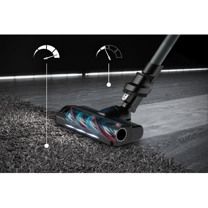 Rowenta - Varstolmuimeja mopiga X-FORCE FLEX ANIMAL AQUA AUTO 4-ühes 250W/25,2V 2500 mAh must/sinine