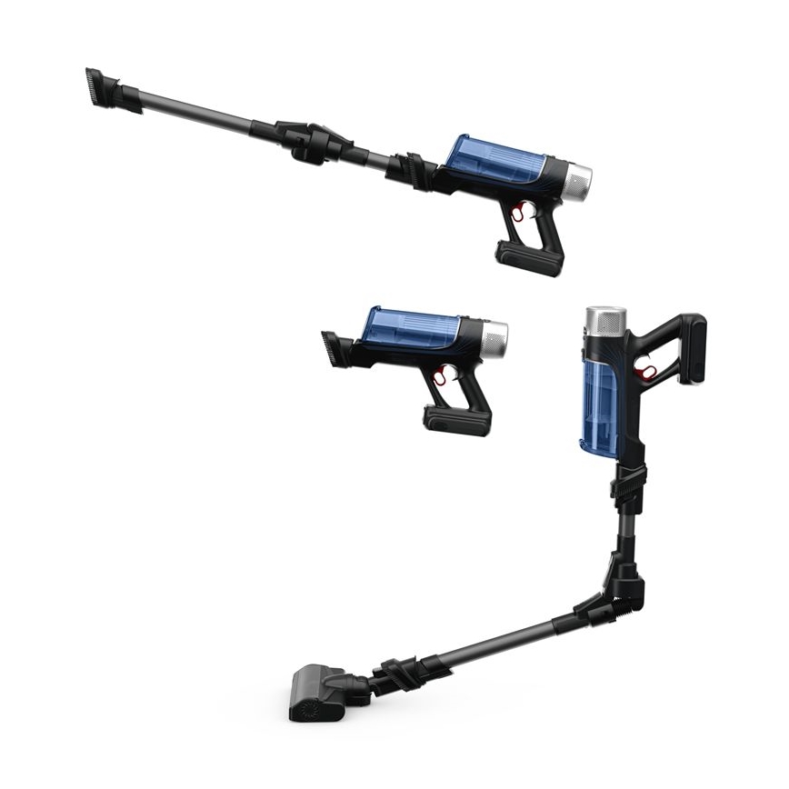 Rowenta - Varstolmuimeja mopiga X-FORCE FLEX ANIMAL AQUA AUTO 4-ühes 250W/25,2V 2500 mAh must/sinine