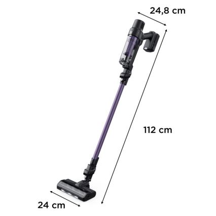 Rowenta - Varstolmuimeja X-PERT 2in1 140W/18V 2500 mAh lilla