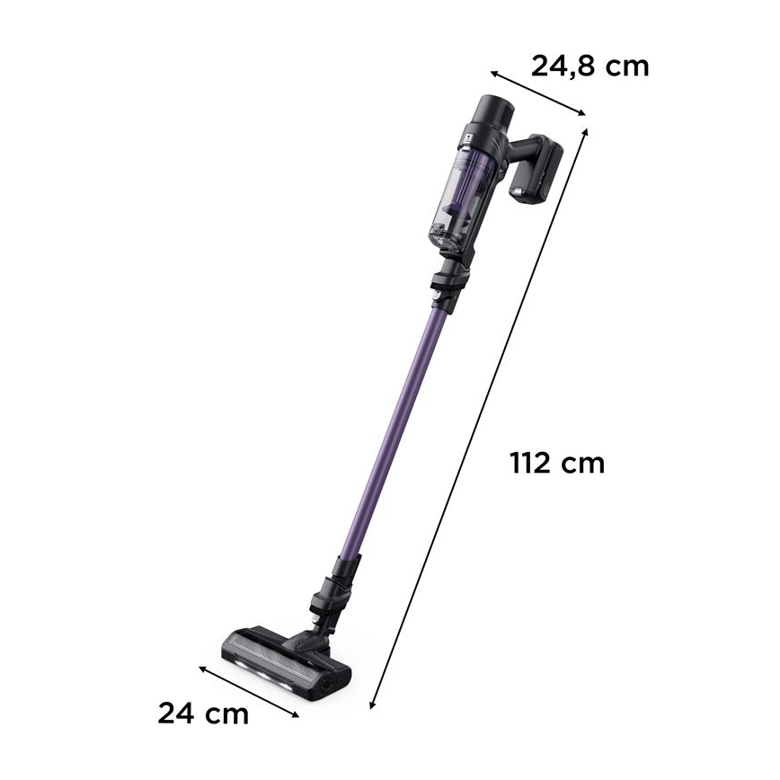 Rowenta - Varstolmuimeja X-PERT 2in1 140W/18V 2500 mAh lilla