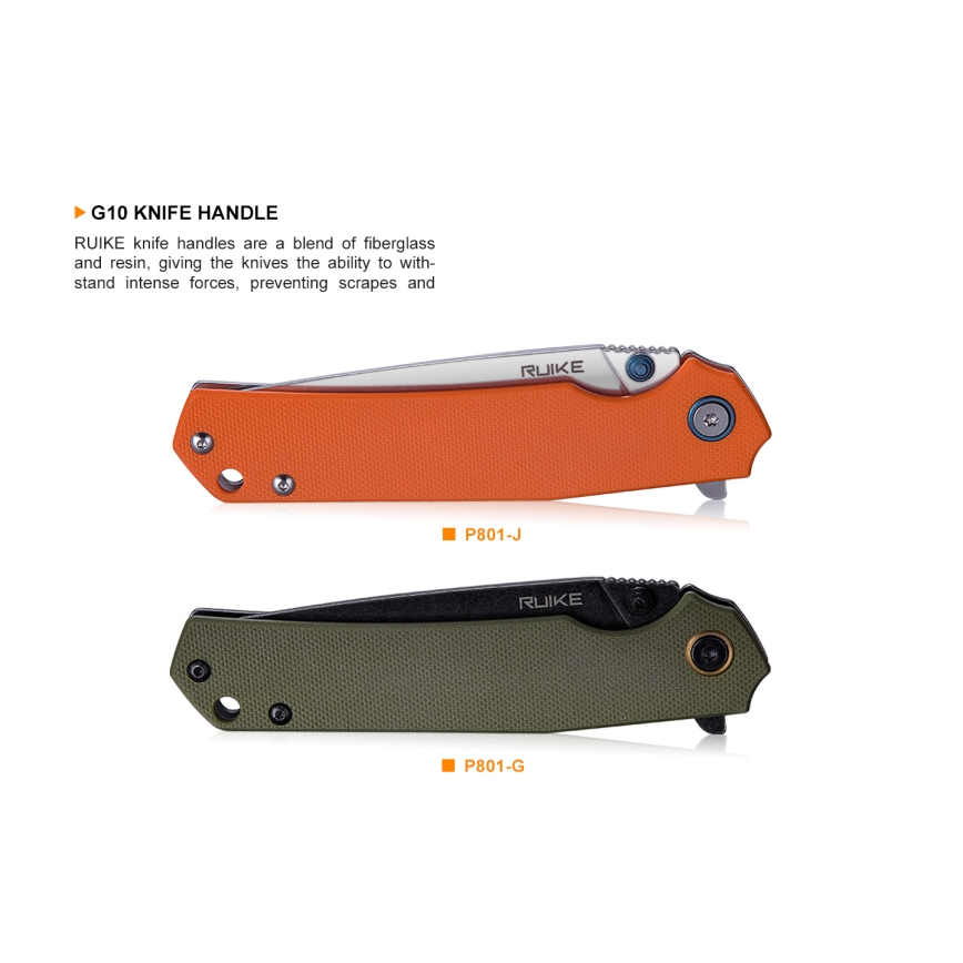 Ruike RUP801G - Kokkupandav taskunuga 20 cm roheline
