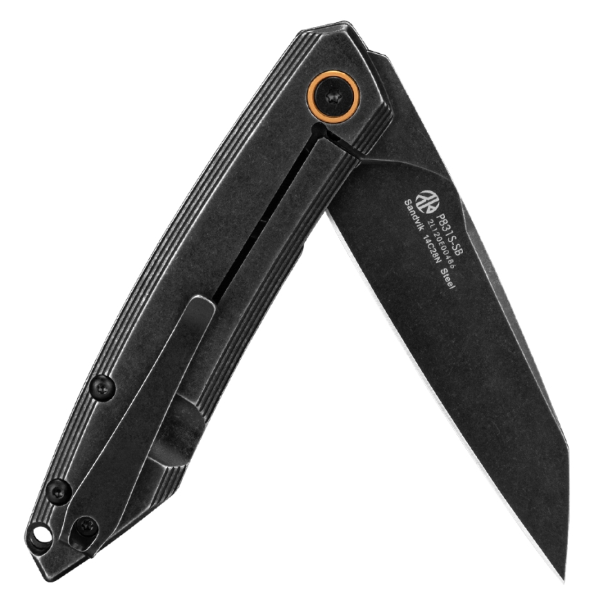 Ruike RUP831SSB - Kokkupandav kompaktne nuga 19,5 cm must