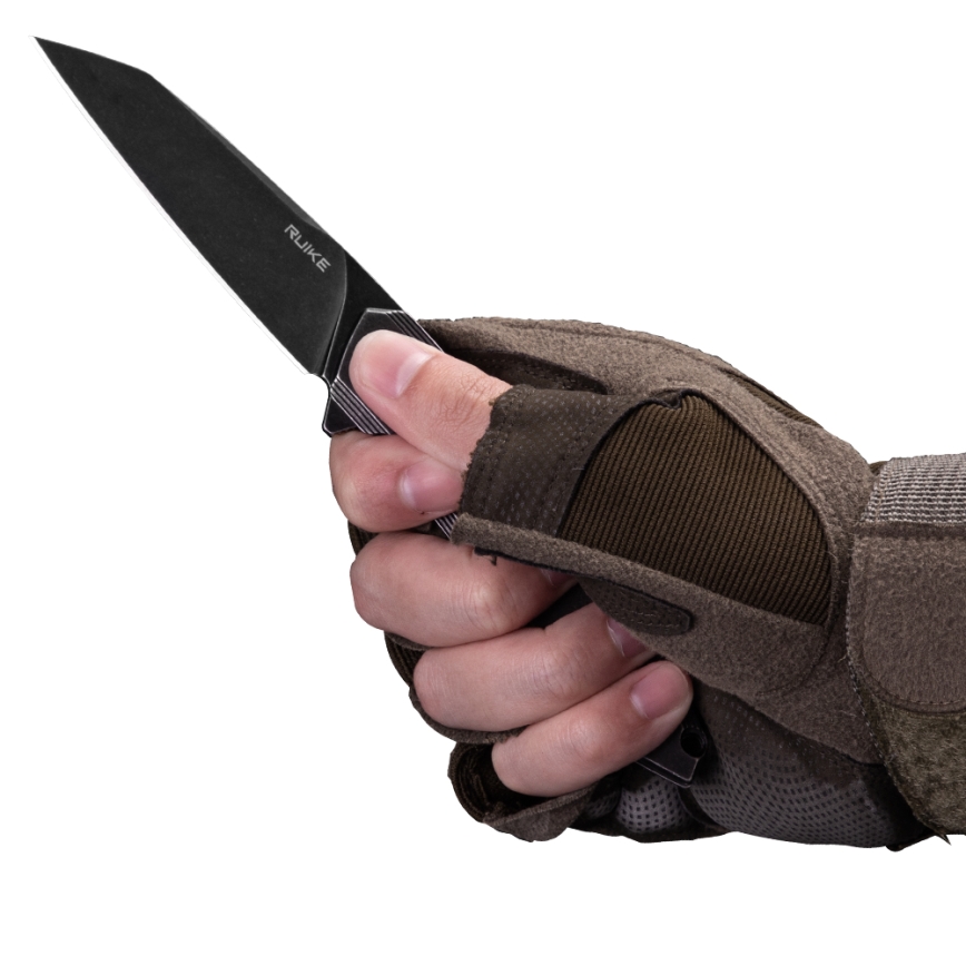 Ruike RUP831SSB - Kokkupandav kompaktne nuga 19,5 cm must