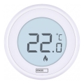 Ruumi käsitsi juhitav termostaat 230V/6A, 2×AA, valge