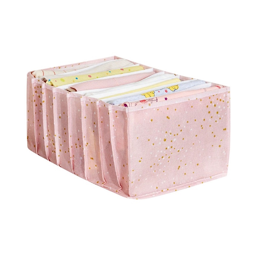 Sahtli organiseerija 37,5x24,5x17,5 cm roosa