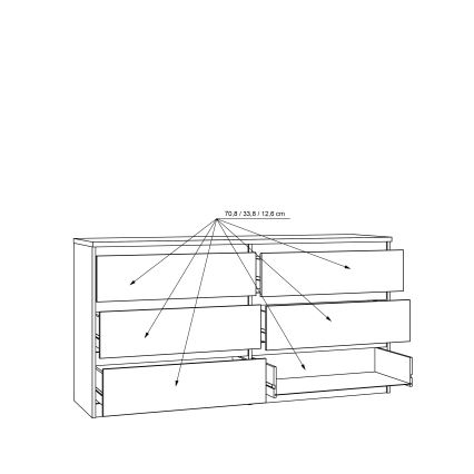 Sahtlitega kummut MAO, artisan-tamm