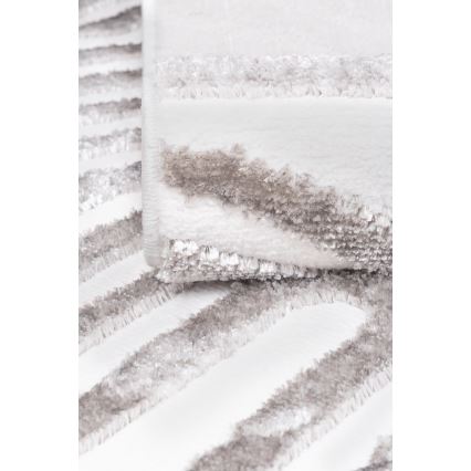 SALAMANCA vaip 200x280 cm, hall/valge