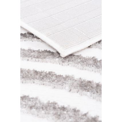 SALAMANCA vaip 200x280 cm, hall/valge
