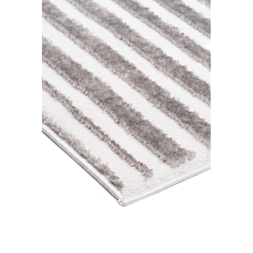 SALAMANCA vaip 200x280 cm, hall/valge