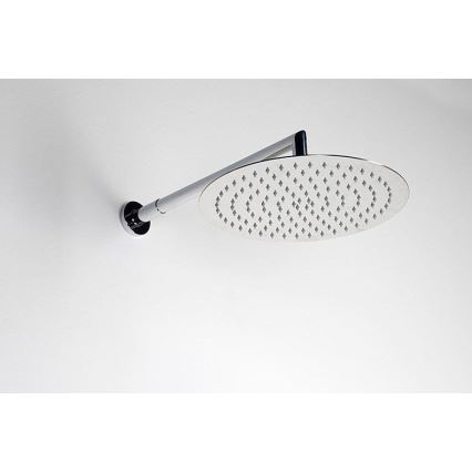 Sapho - Dušiotsik ümmargune 38 cm läikiv kroom