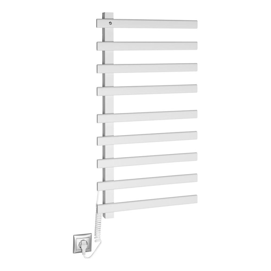 Sapho - Elektriline rätikuhoidik ELCOR 128W/230V 92 cm matt valge vasak