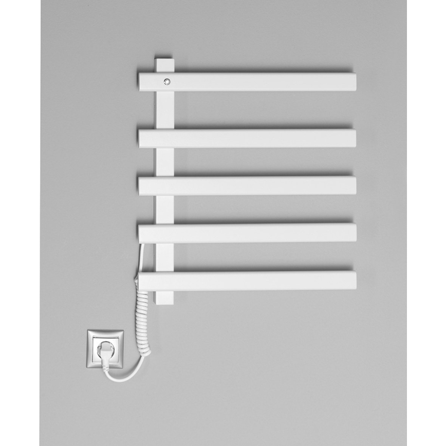 Sapho - elektriline rätikuivati ELCOR 63W 52x48 cm mattvalge