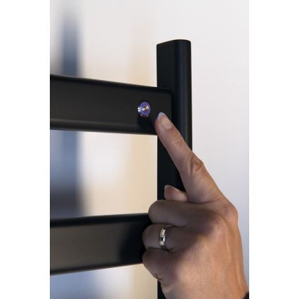 Sapho - Elektriline rätikuivati ELIAS 105W/230V 49x73 cm matt must