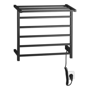 Sapho - Elektriline rätikuivati ELZOR 60W 47x50 cm mattmust