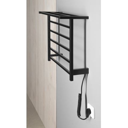 Sapho - Elektriline rätikuivati ELZOR 60W 47x50 cm mattmust