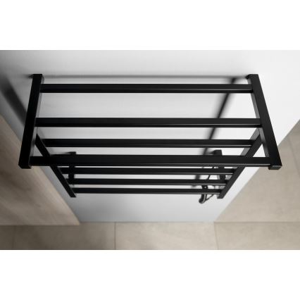 Sapho - Elektriline rätikuivati ELZOR 60W 47x50 cm mattmust
