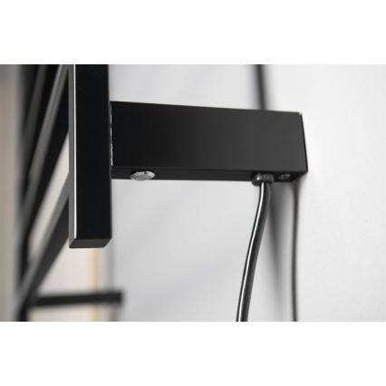 Sapho - Elektriline rätikuivati ELZOR 60W 47x50 cm mattmust