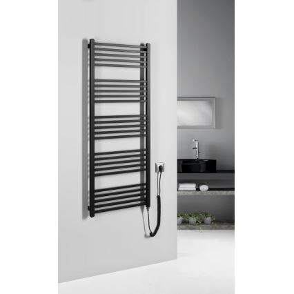 Sapho - Elektriline rätikuivati METRO-E 500W 134x50 cm mattmust