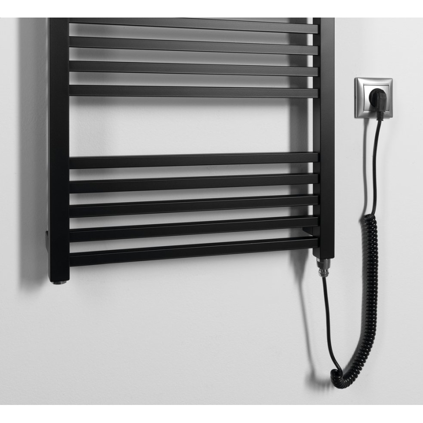 Sapho - Elektriline rätikuivati METRO-E 500W 134x50 cm mattmust