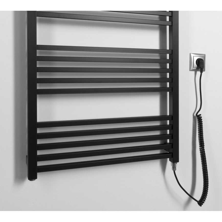 Sapho - Elektriline rätikuivati METRO-E 800W 162x60 cm matt must