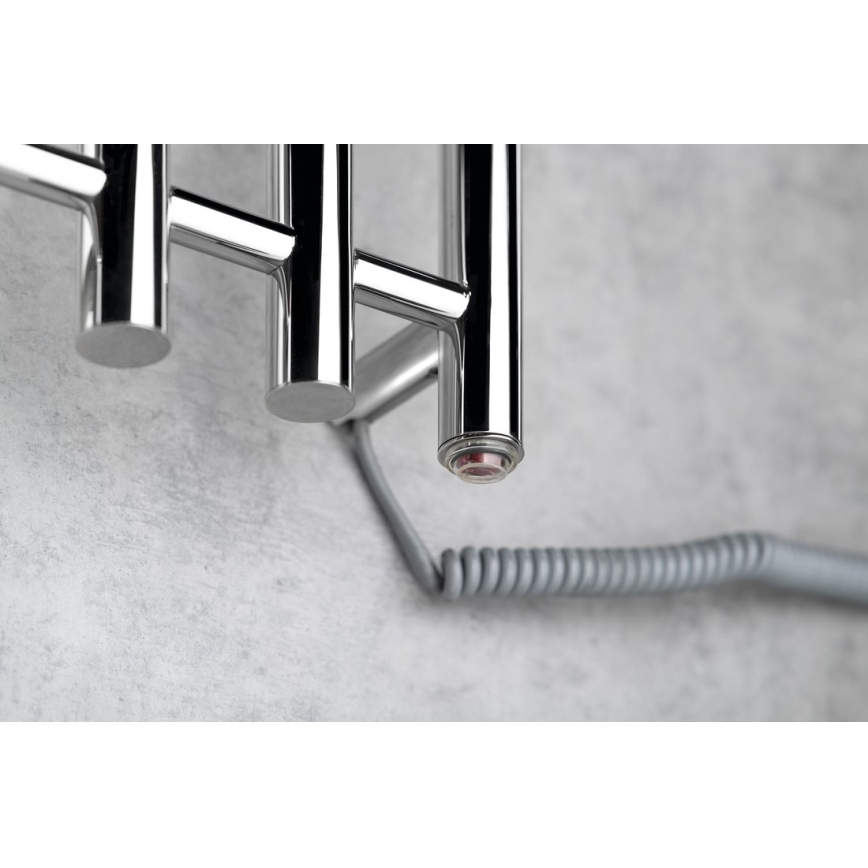 Sapho - Elektriline rätikuivati PAPINADO 85W 120x26 cm läikiv kroom parempoolne