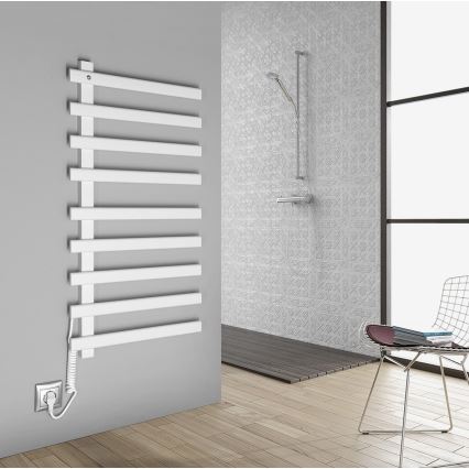 Sapho - Elektriline rätikukuivati ELCOR 128W 92x48 cm mattvalge